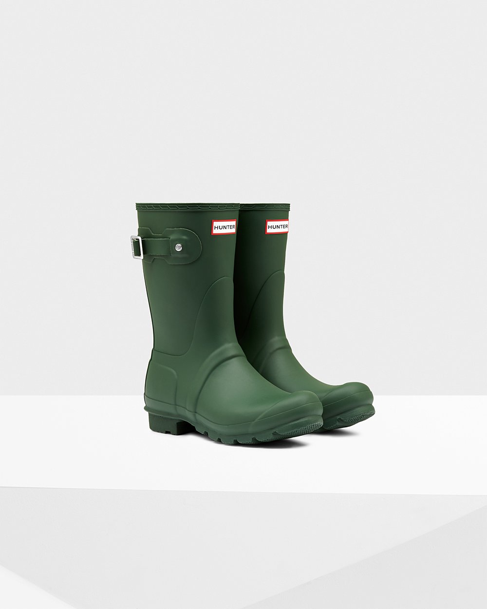 Galochas Curtas Hunter Feminina Verdes - Original - 60ASDFGTV